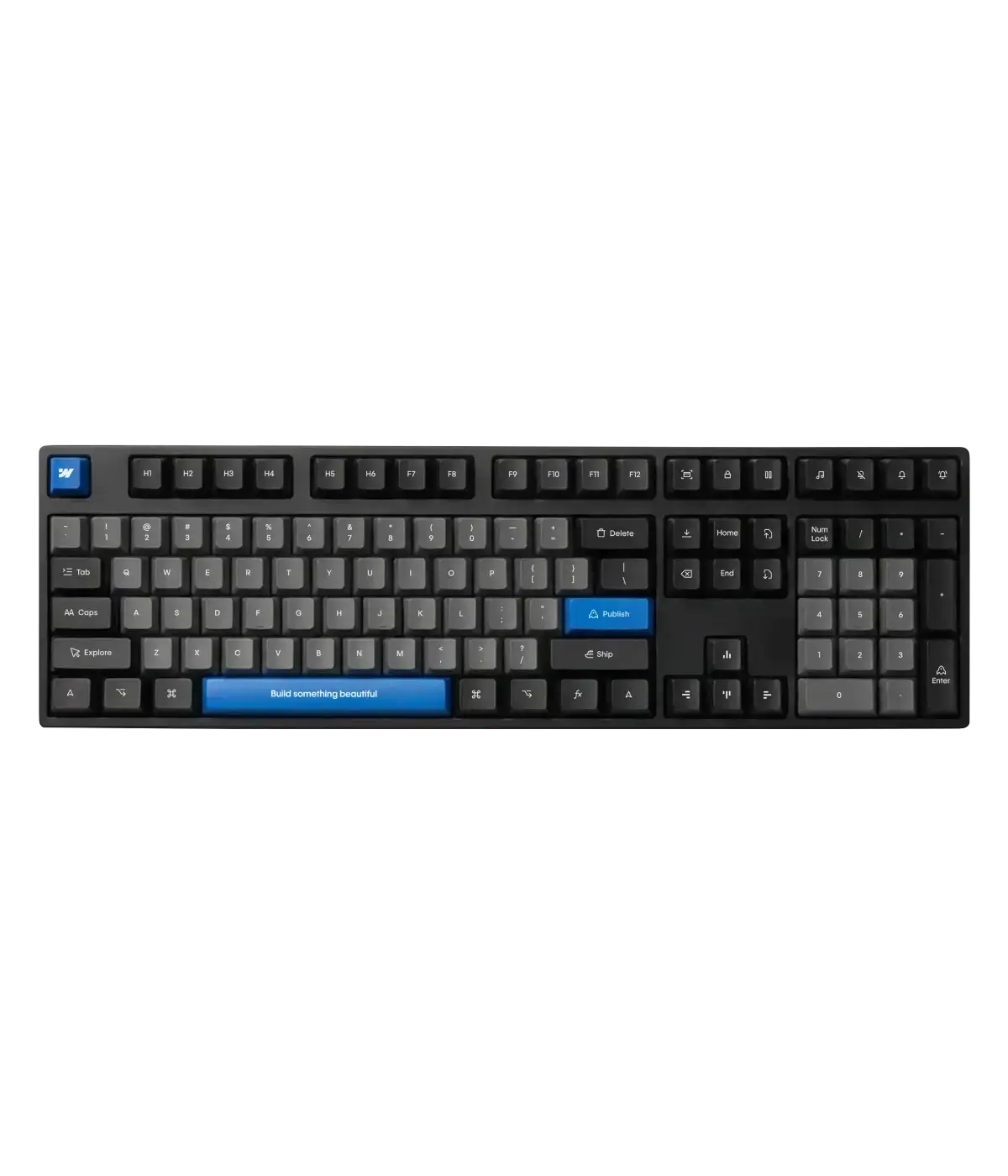 The Webflow keyboard